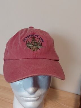 Fryemont Inn Embroidered Vintage-Style Pink Baseball Cap